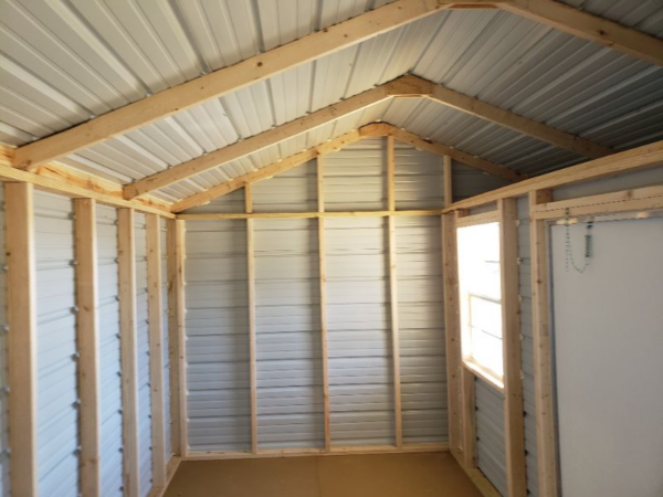 12x16 Gable Shed with Side Porch