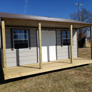 12x16 Standard Gable Shed w: Side Porch
