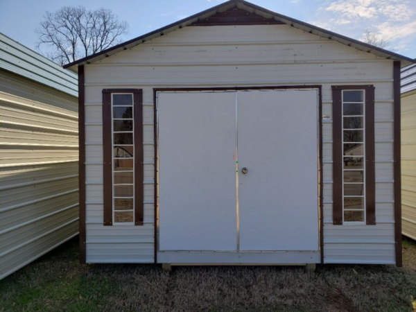 12x16 Two Tone Gable Shed for Sale