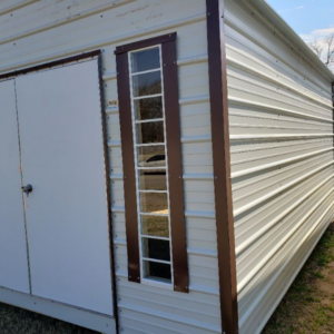 12x16 Two Tone Gable Shed in Louisiana