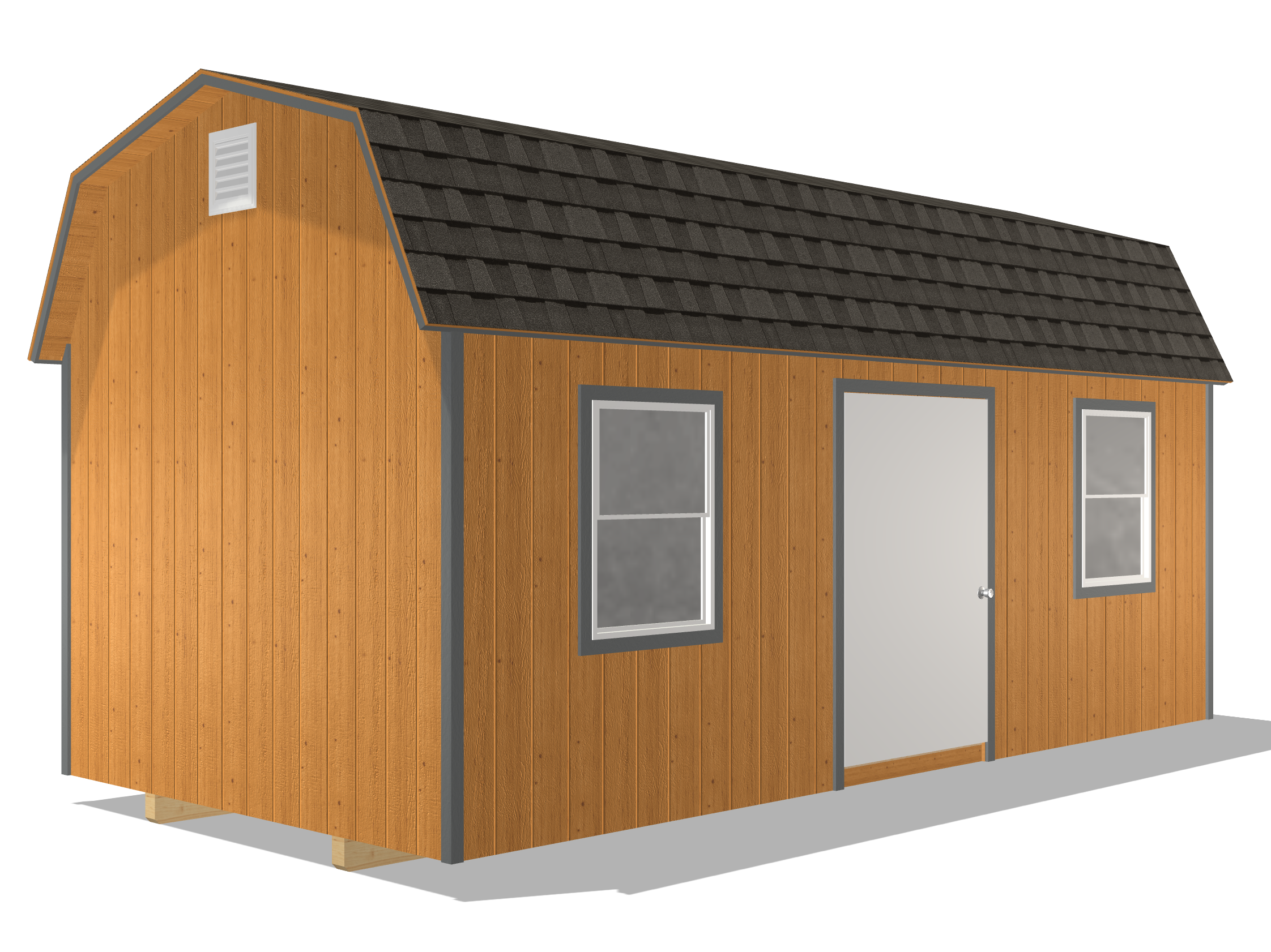 Wooden portable storage building from Louisiana